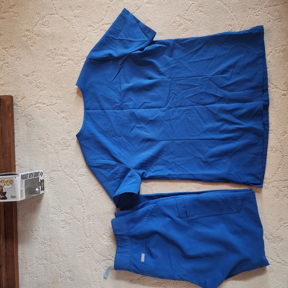 Blue Scrub Set - Picture 2 of 5
